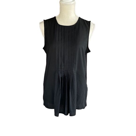 Banana Republic Pleated Front Tank Blouse - Size S - Picture 1 of 11